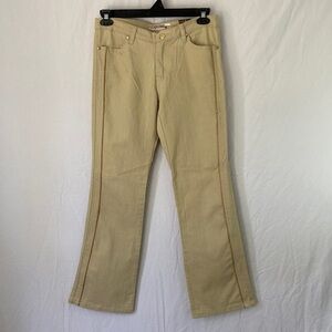 Old School Clothing Ladies Light Gold Pants Size 9/10